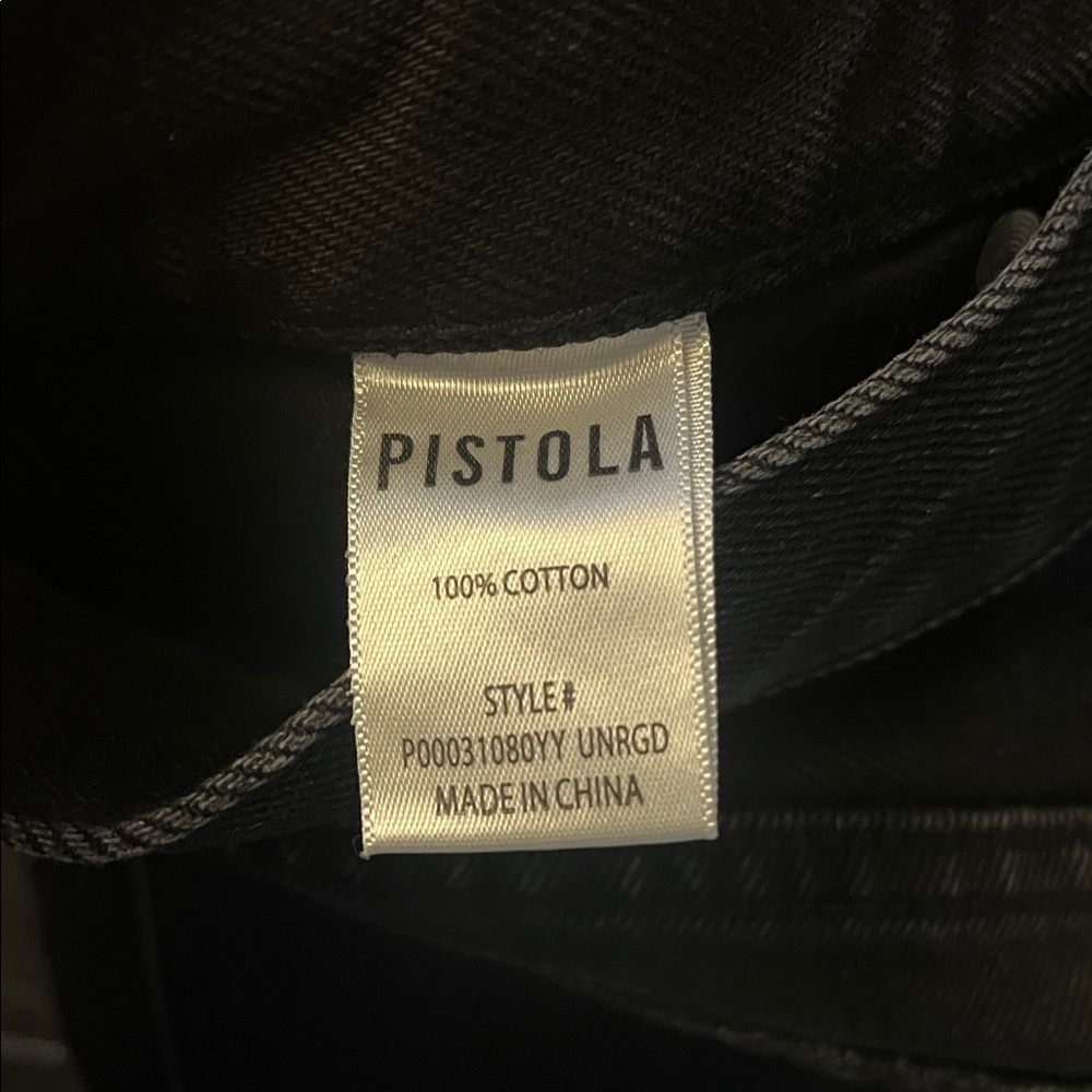 PISTOLA ALICE DENIM MIDI 100% COTTON SKIRT UNDERGROUND WASH BLACK 24 - Picture 7 of 10